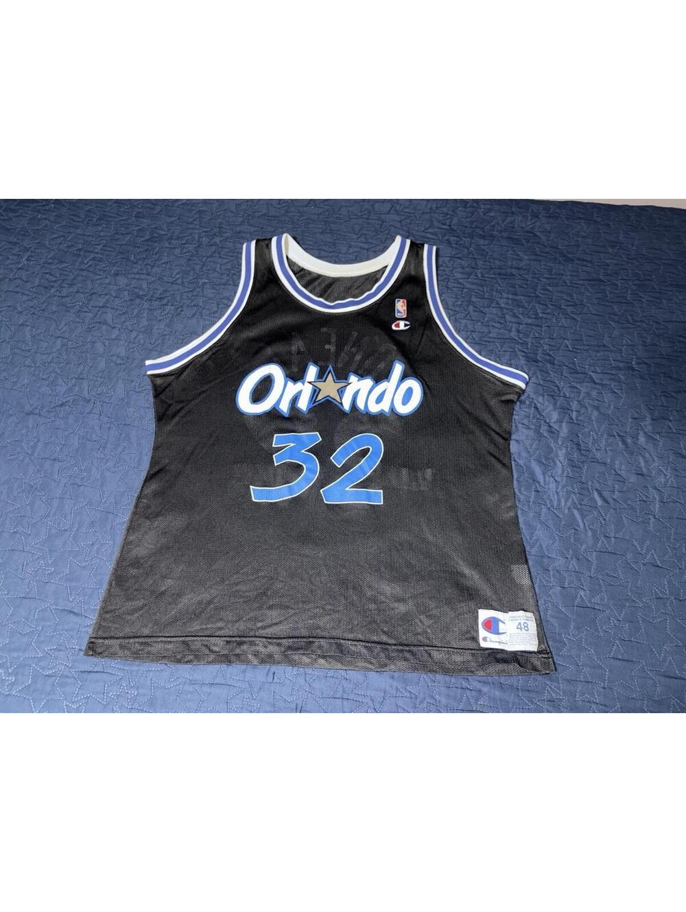 Vintage NBA Champion Shaq - Shaquille O’Neal #32 Orlando Magic Jersey Size 48
